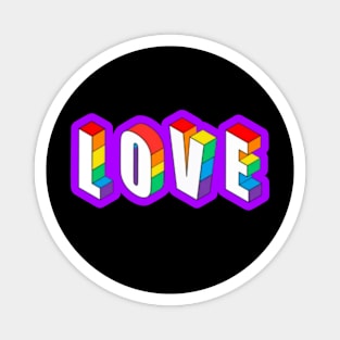 pride month love Magnet